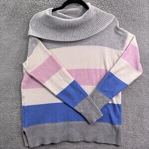 Rachel Zoe Los Angeles New York Women's Colorblock‎ Cowl Neck Sweatshirt XS